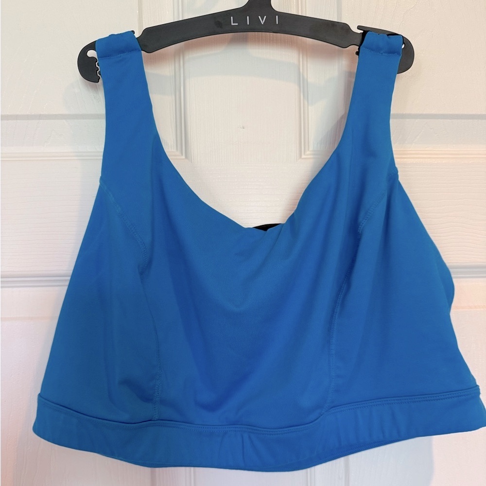 LB LIVI Low Impact Sport Top Turq/Black